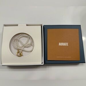 Aurate Pearl Aura Beaded Necklace